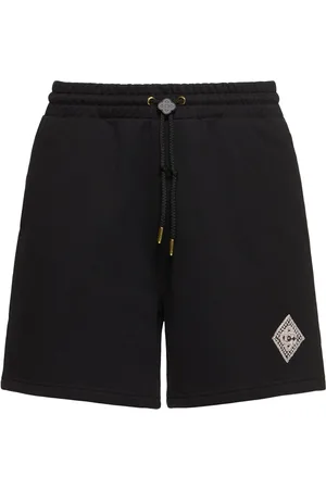 Casablanca Shorts Pearl Diamond Cc In Felpa Con Patch