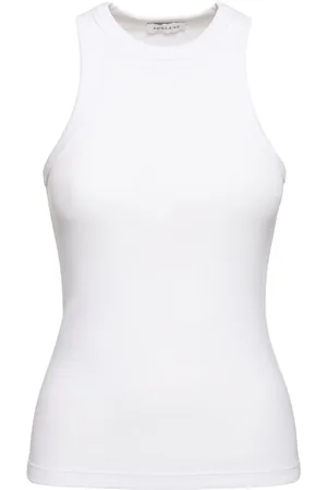 ANINE BING Tank Top Eva In Jersey Di Cotone A Costine