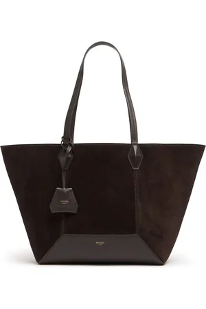 Jimmy Choo Borsa Shopping Media Diamond In Camoscio
