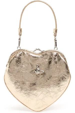 Vivienne Westwood Borsa Belle Heart Metallizzata