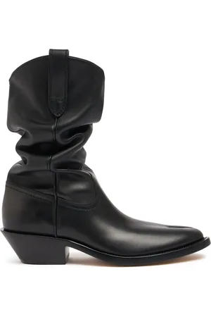 Maison Margiela Stivaletti Western Tabi In Pelle 55mm