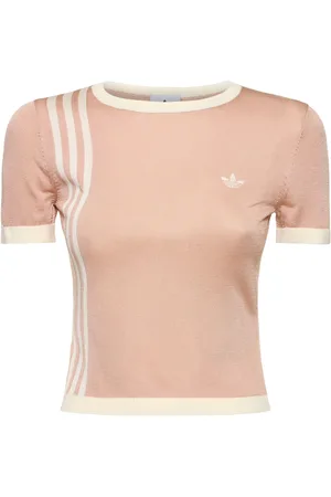 adidas T-shirt In Maglia Con Logo 3 Righe