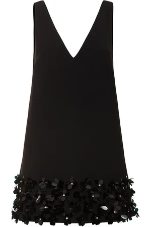 Self-Portrait Vestito In Crepe Con Paillettes