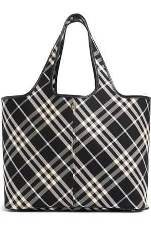 Burberry Borsa Shopping E/w Media In Tela