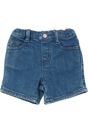 Emporio Armani Shorts In Denim Di Cotone