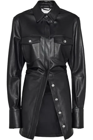 Sportmax Giacca Lunga Tobia In Pelle