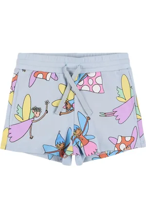 Stella McCartney Shorts In Jersey Di Cotone Stampato