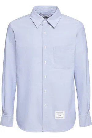 Thom Browne Camicia Dritta Oxford In Cotone
