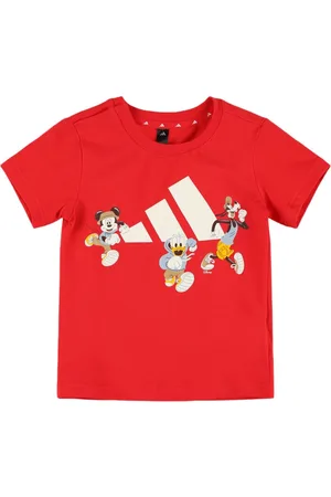 adidas T-shirt In Jersey Di Misto Cotone Con Logo