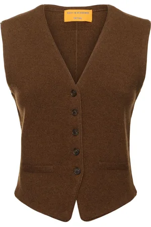 Guest In Residence Gilet In Maglia Di Cashmere