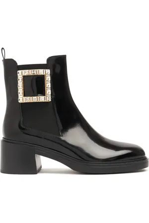 Roger Vivier Stivali Viv Ranger In Vernice 60mm