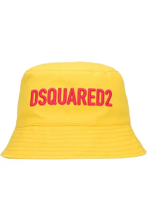 Dsquared2 Cappello Bucket In Gabardina Di Cotone