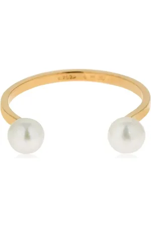 DELFINA DELETTREZ Anello Con Perle In Oro 18kt