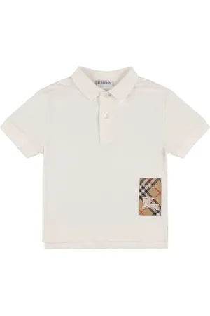 Burberry Polo In Jersey Di Cotone Piqué