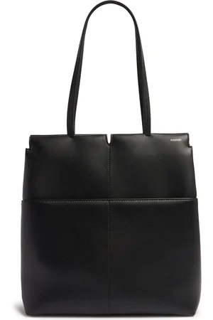Burberry Borsa Shopping N/s Snip In Pelle Liscia