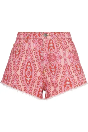 Etro Shorts In Denim Stampato