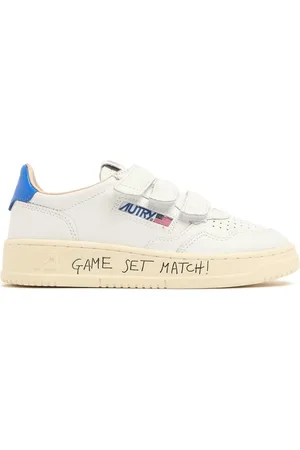 Autry Sneakers Basse Kidstripes In Pelle Con Strap