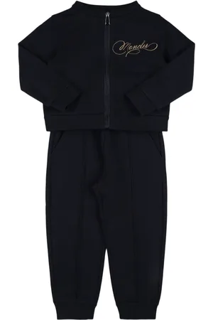Moncler Felpa E Pantaloni In Cotone