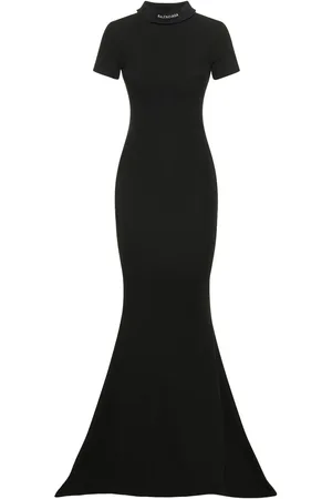 Balenciaga Vestito Lungo In Jersey Di Cotone