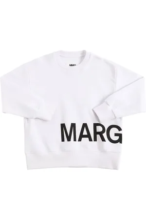 Maison Margiela Felpa In Cotone Con Logo