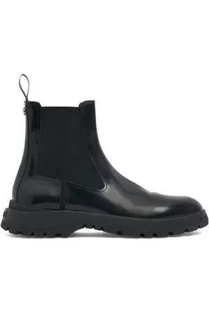 VERSACE Stivaletti Chelsea In Pelle