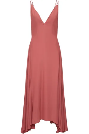 Lanvin Vestito Lungo In Misto Seta