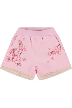 MONNALISA Shorts In Felpa Di Misto Cotone Stampato