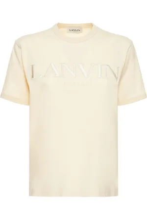 Lanvin T-shirt In Jersey Di Cotone Con Logo