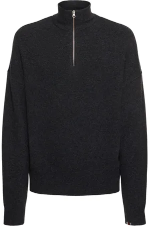 EXTREME CASHMERE Maglia N235 A Costine Con Mezza Zip