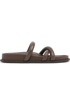 St Agni Sandali Soft Cross In Pelle 20mm