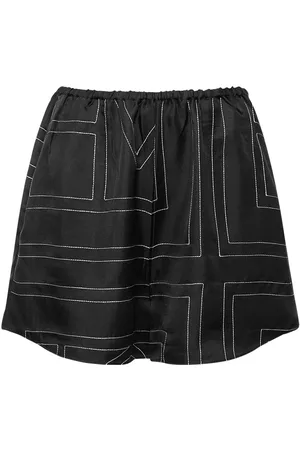 Totême Shorts In Seta Monogram