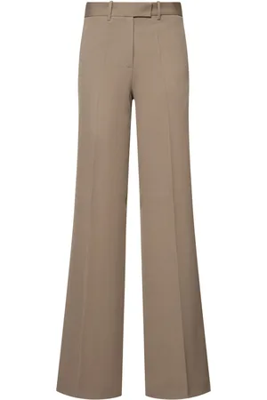 The Attico Pantaloni Larghi In Gabardina