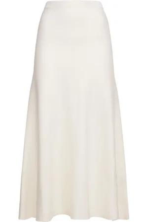 GABRIELA HEARST Gonna Midi In Maglia Di Misto Lana