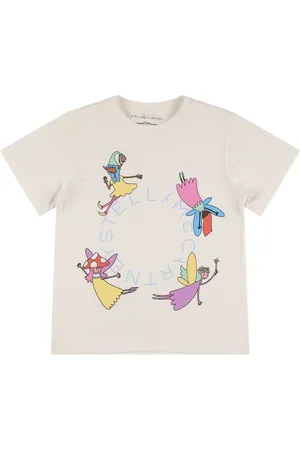 Stella McCartney T-shirt In Jersey Di Cotone Stampato