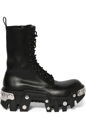 Balenciaga Stivali Bulldozer In Pelle 80mm