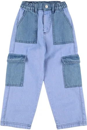 The New Society Pantaloni In Cotone Stretch Effetto