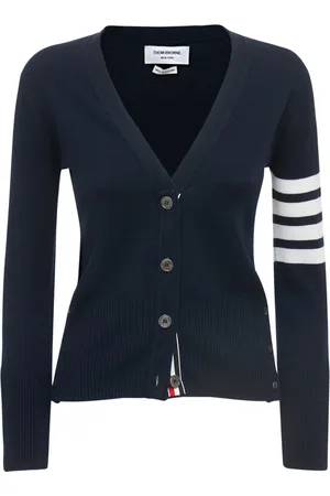 Thom Browne Cardigan In Maglia Di Cashmere A Intarsio