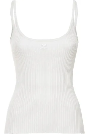 Courrèges Tank Top In Maglia