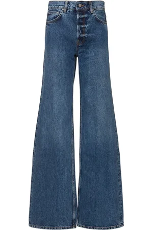 ANINE BING Jeans Dritti Vita Alta Hugh