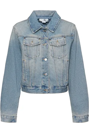 Victoria Beckham Giacca Imbottita In Twill Di Denim
