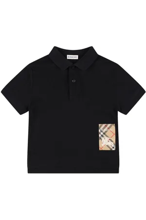 Burberry Polo In Jersey Di Cotone Piqué