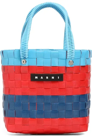 Marni Borsa Shopping Color Block Con Logo