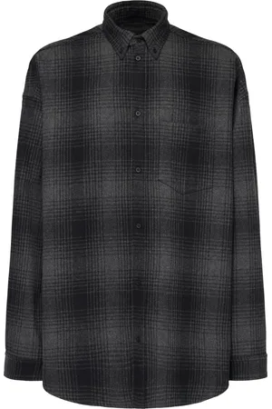 Balenciaga Camicia Oversize A Quadri