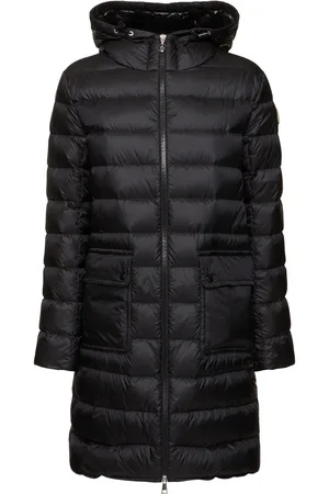 Moncler Parka Lungo In Nylon Sedan