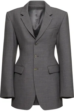 WARDROBE.NYC Blazer Monopetto In Lana