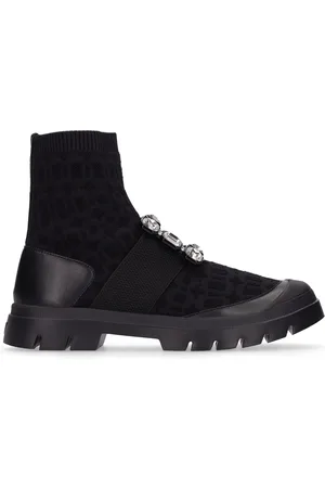 Roger Vivier Stivaletti Walkyviv In Maglia 20mm