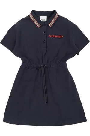 Burberry Vestito Icon Stripe In Cotone Piqué