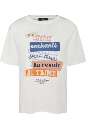 Max Mara T-shirt Cabina Con Logo