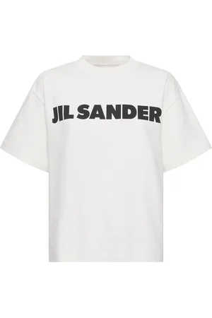 Jil Sander T-shirt In Jersey Di Cotone Con Logo
