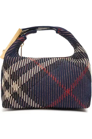 Burberry Borsa Mini Knit Check In Tela